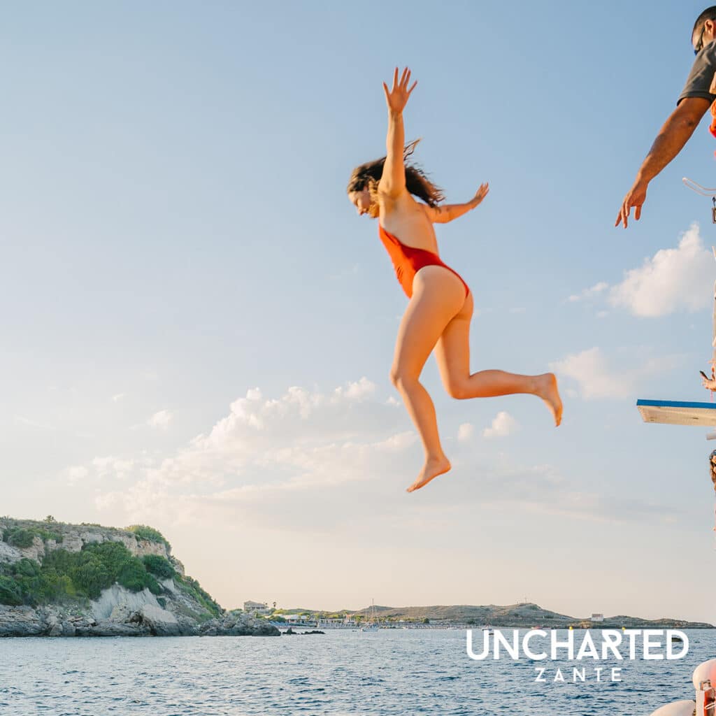 Uncharted Boat Party Zante Swim Stop
