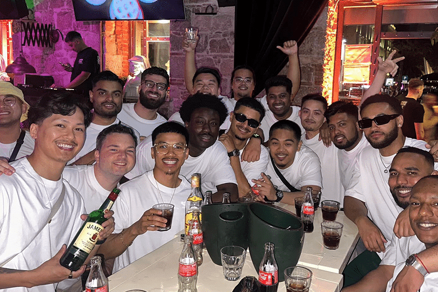 Split Stag party