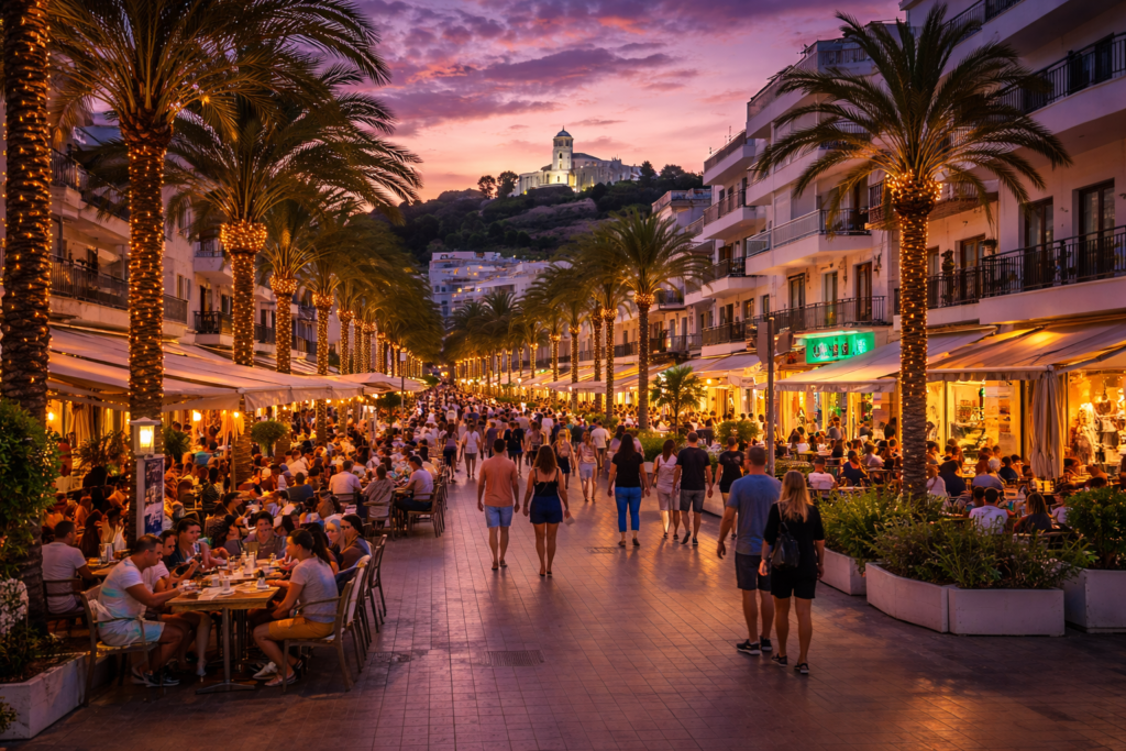 Ibiza Resort Guide 2026: Where to Stay and What to Do 4 Twilight stroll in Santa Eulalia
